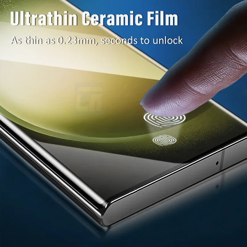 1-3 Stuks Matte Keramische Zachte Film Voor Samsung Galaxy S23 S24 S22 S21 S20 S10 S9 S8 Note 20 Ultra 9 10 Plus Gebogen Schermbeschermers