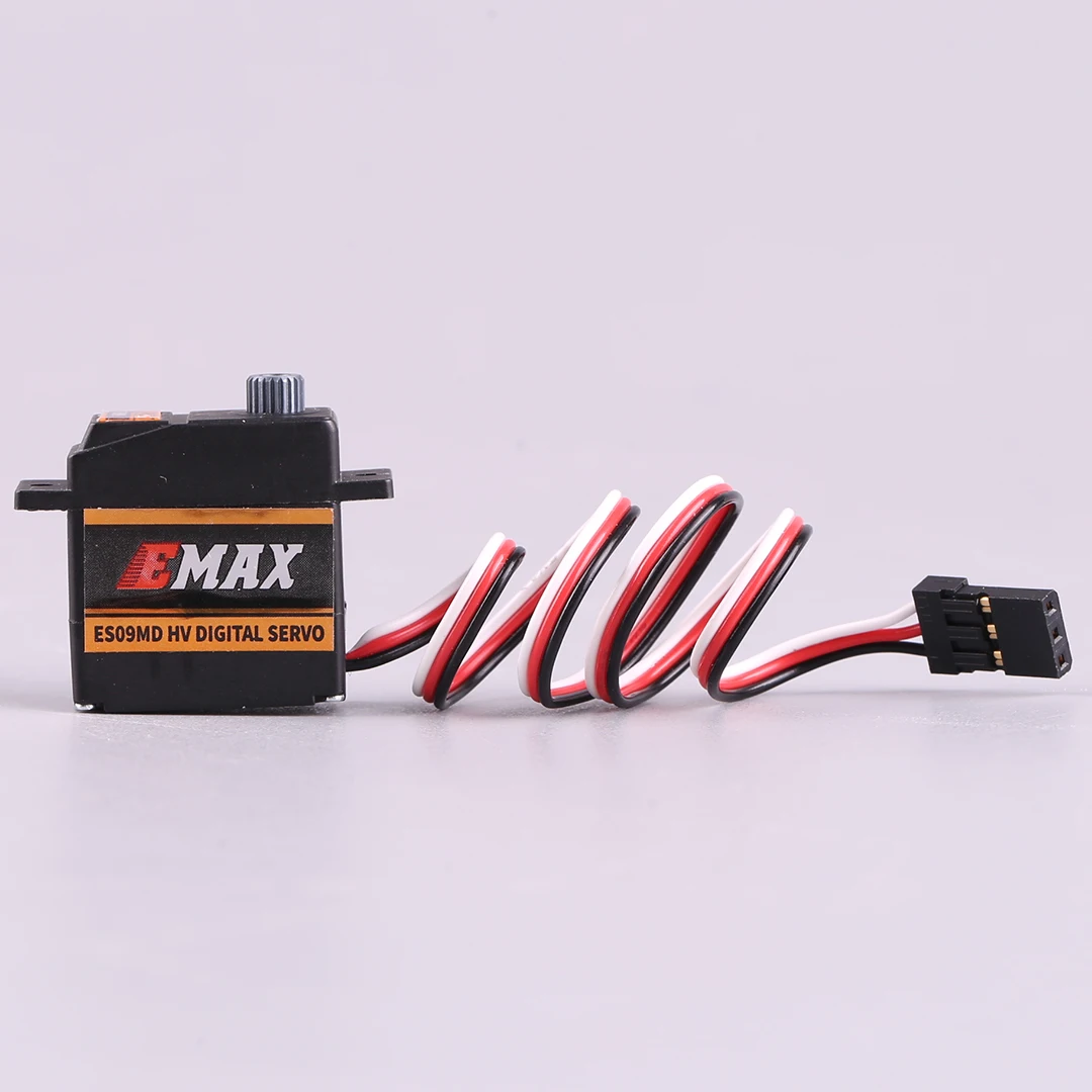 EMAX ES09MD Servo digitale in metallo 14,8 g Servo impermeabile con ingranaggi per accessori per aeroplani per auto elicotteri RC (1/2/4 pezzi)