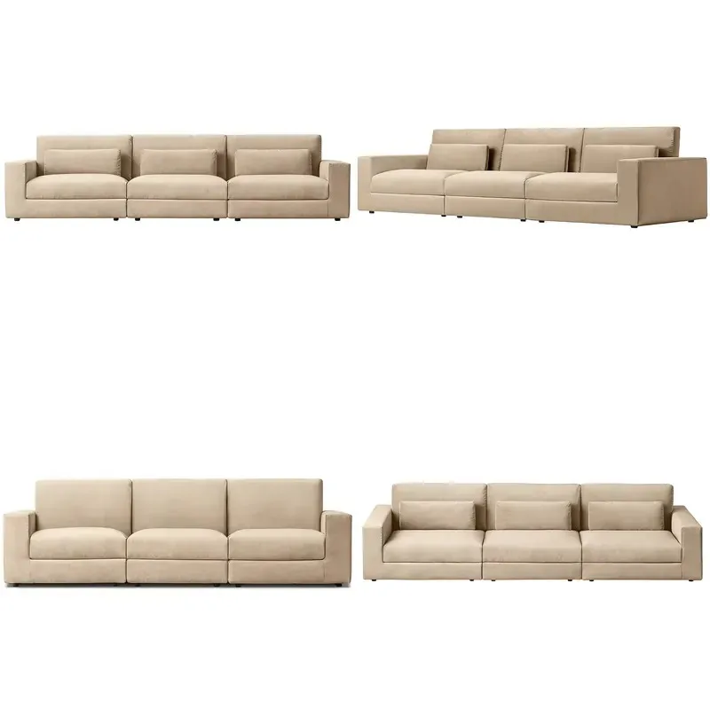for Luxury Five Star Hotel Lobby Sofa Modern Villa Living Room Sofa Bed Home Apartment Furniture