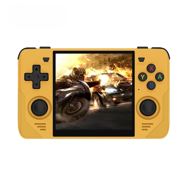 L Powkiddy RGB30 Handheld Game Consoles 4 Inch Screen Retro Gaming Consoles Open-Source System Wifi