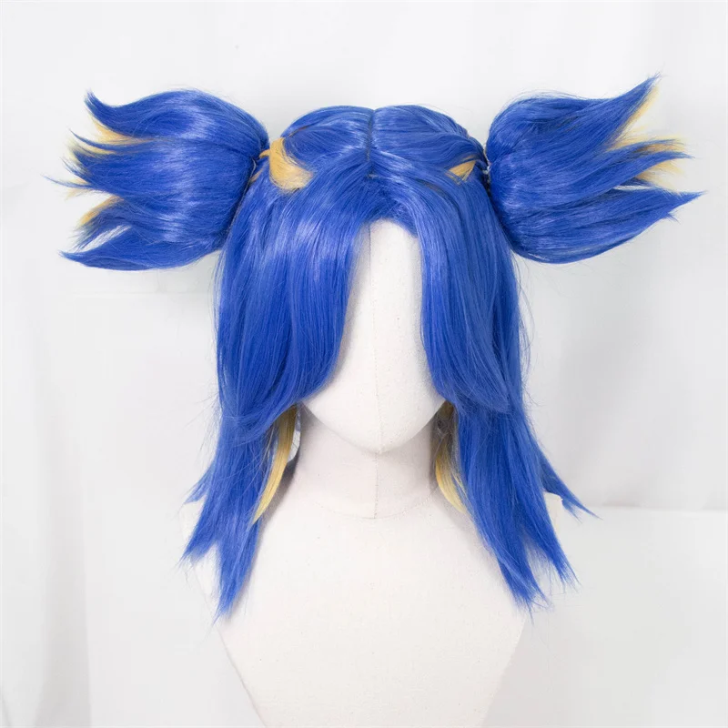 ND Neon Cosplay Wigs Hairpiece VALORANT Game Cosplay Hair Wigs for Comic Con Coser Costume Theme Party Heat Resistant Synthetic