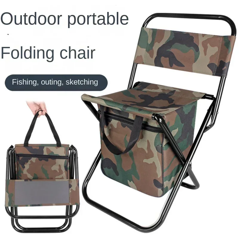 Outdoor New Detachable Portable Folding Moon Chair Camping Beach  Fishing Chair Ultralight Travel Hiking Picnic Seat Tools