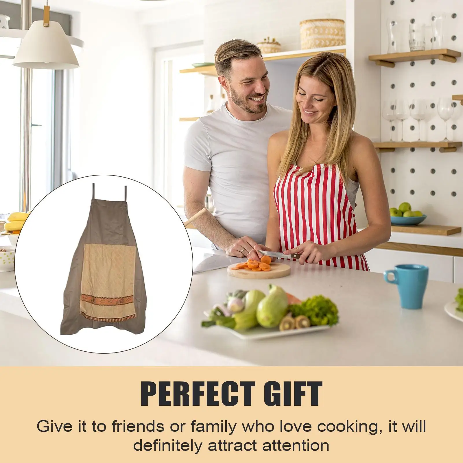 Funny Men's Chef Prank Apron for Cooking & BBQ Hilarious Kitchen Gag Gift Novelty Apron with Saying Adult Humor Present Idea