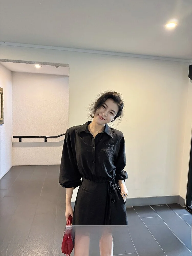 

Женский повседневный комбинезон Ele Bla с рюшами и поясом, из ацетатной ткани с кружевной текстурой, для сухой чистки, весенний сезон