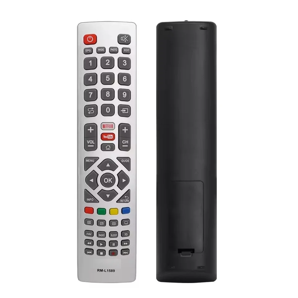 New Remote Control RM-L1589 for Sharp HD Television No Setup Required High Quality Remote Control