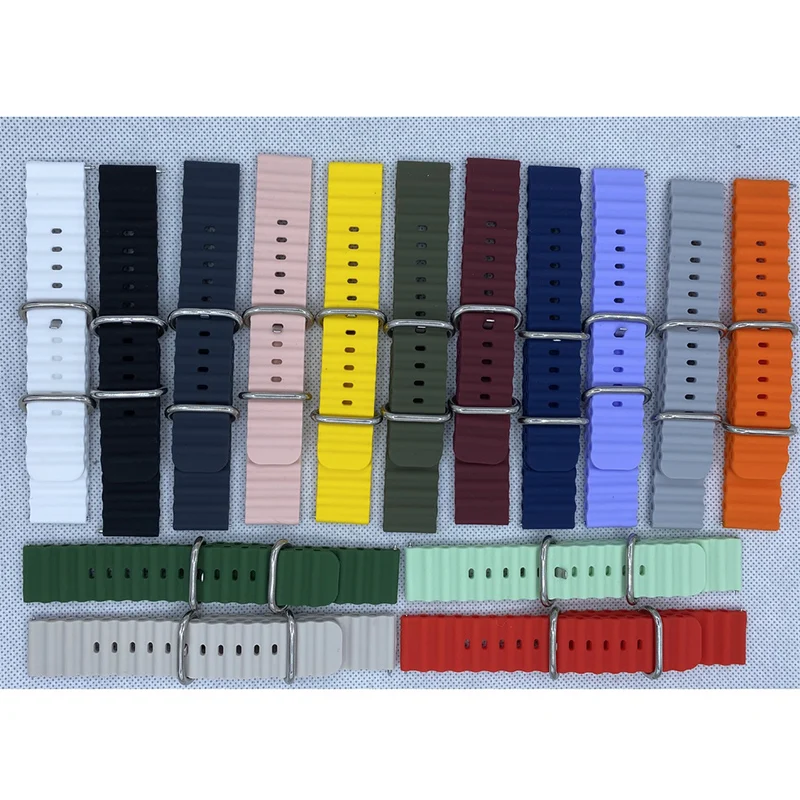 Ozean Silikon Uhr Band Strap Für Garmin Venu SQ musik/Venu 2 Plus Vivoactive 3 Forerunner 645 245 55 158 20mm 22mm armband