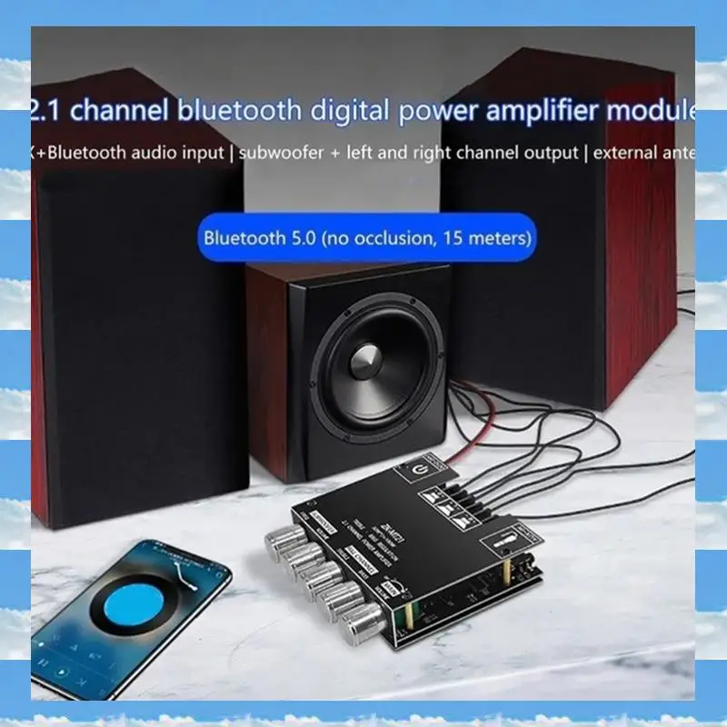 

A11I For ZK-MT21 2.1 Channel Bluetooth 5.0 For 50WX2+100W Power Audio Amplifier Board
