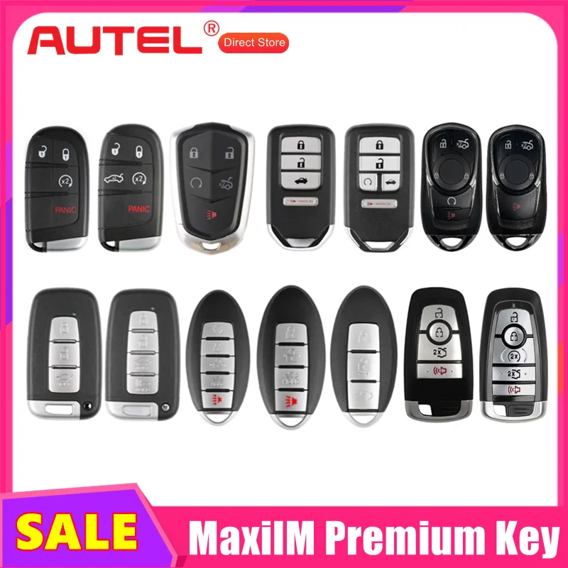 AUTEL MaxiIM Universal Smart Key for Chrysler/Cadillac/Honda/Hyundai/Nissan/VW/Ford for KM100E IM508 IM608 IM608PRO