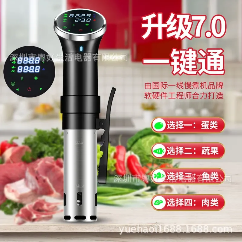 Sous Vide Precision Cooker Immersion Circulator for Steak Seafood Low Temp Slow Cooking Machine with Digital Display and