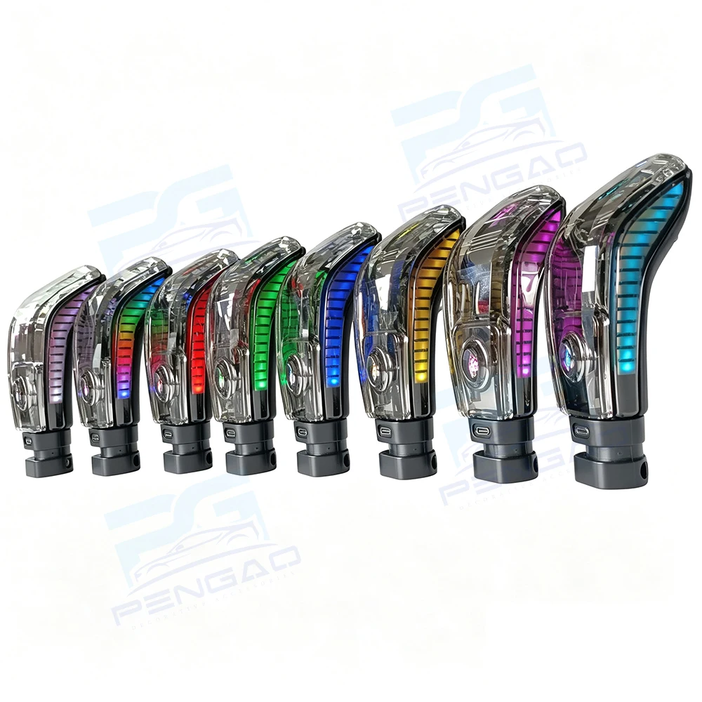 For Nissan Maxima Fuga LED light Crystal Gear Shift Knob Handle Gearbox Shift Knob Interior Parts car Automatic Accessories