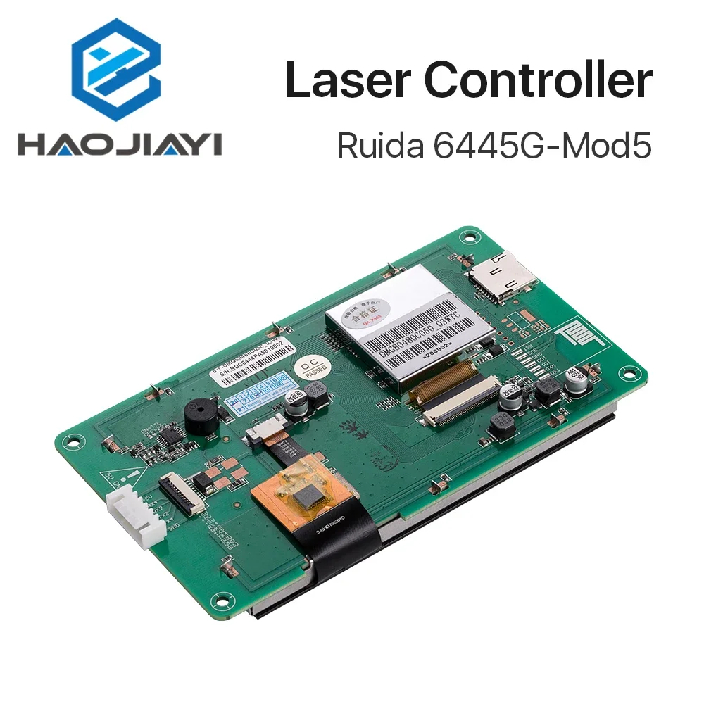 New Arrival Co2 Laser Controller Ruida 6445G-Mod5 Touch Screen DIY Panel Button RDWorks V8 Software for Co2 Machine