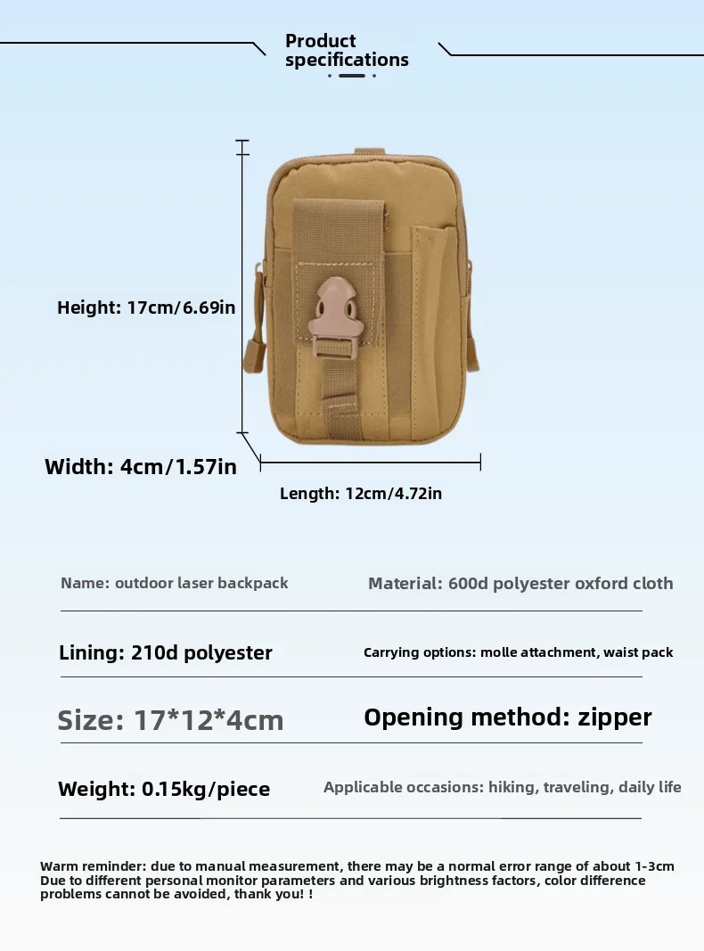 Taktische Outdoor Radfahren Sport Taille Tasche Camouflage Military Fan Taktische Taille Tasche Multifunktionale Werkzeug Mobile Taille Tasche