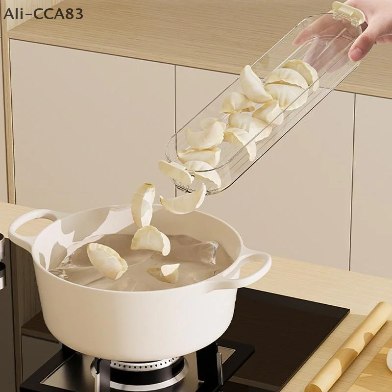 

(YY)1Pc 1/2/3 Layers Refrigerator Storage Box Household Food-Grade Dumpling Container With Lid Freezer Fresh-keeping Box