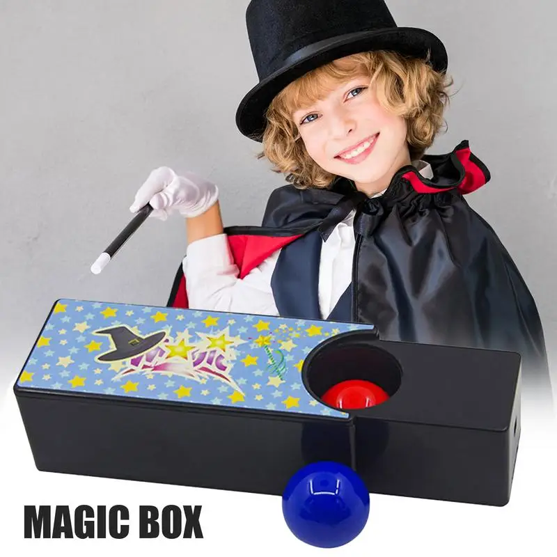 New Kids Toys Changeable Magic Box Turning The Red Ball Into The Blue Ball Magic Box Classic Magic Prop Stage Performance props