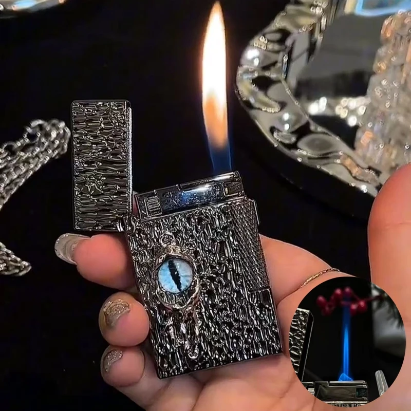 

New Gaomei Original Handmade Double Fire Conversion Lighter High Quality Grinding Wheel Inflatable Outdoor Lighter Smoking Gift