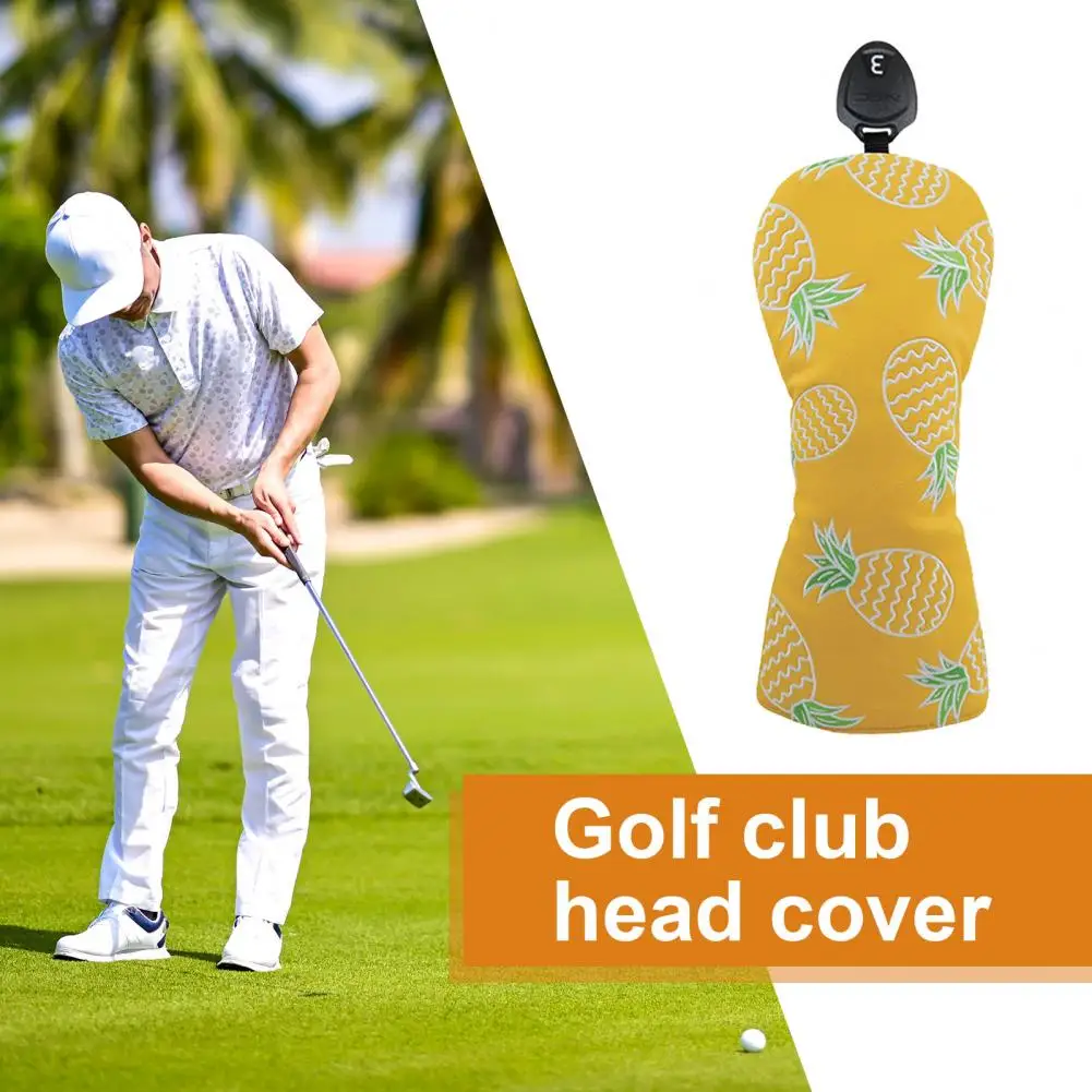 Fashionable Golf Club Pineapple Golf Putter Cover Stylish Pineapple Print Golf Club for Driver for Golfer's for Most