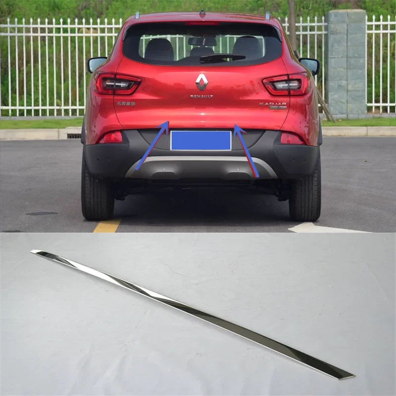 

2016 2017 2018 2019 For Renault Kadjar Rear Boot Door Trunk Cover Trim Tailgate Garnish Molding Strip Car Accessories
