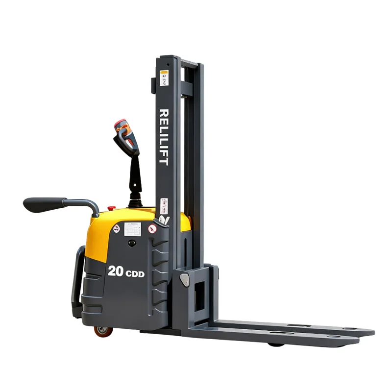 

Прямая продажа с фабрики, 2 тонны, 48 В, грузовик с литиевой батареей для автомобильного склада, высокие электрические вилочные погрузчики, электрический штабелер