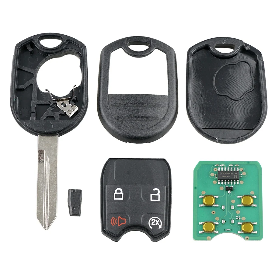 2 x keyless começo remoto chave fob 315 mhz apto para ford 2011 2012 2013 2014 2015 2016 f150 f350 cwtwb1u793