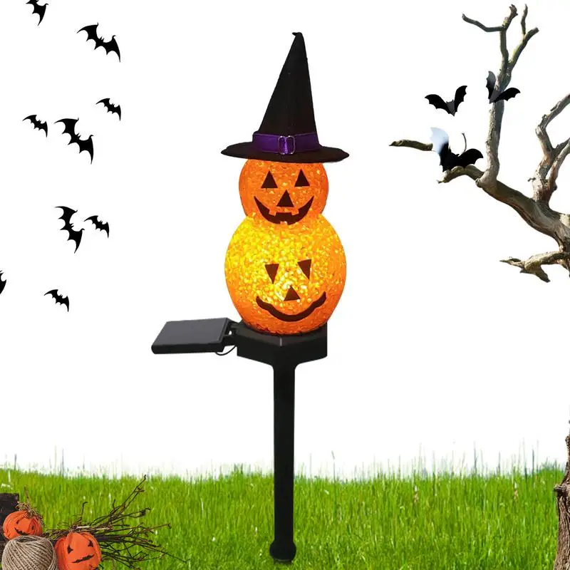 Halloween Solar Pathway Lights Waterproof Solar Halloween Walkway Lights Bigger Outdoor Yard Decor For Gardens Paths Lawns