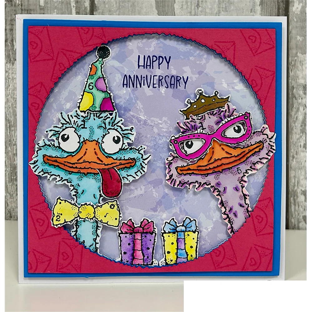 Crazy Bird stamps DIY stamps Stencils Graphics Painting Scrapbooking Ornament Album Embossed stamps Template 2026 New