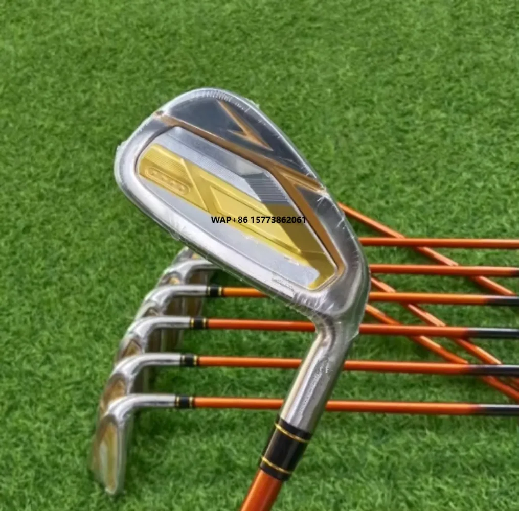 

Набор кованых клюшек для гольфа для правшей с рукояткой из нержавеющей стали и резиновым покрытием – тип «кави티», включает стальные шары