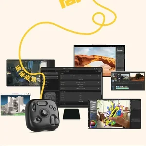 Tourbox Lite المحمولة لوحة الأرقام مصغرة لوحة مفاتيح سلكية مصمم مقبض لوحات مفاتيح خفيفة الوزن مخصصة لإصدار اللوحة هدية مكتب اللاعب أفضل 12 لوحة مفاتيح لتحرير الفيديو للمبيعات - No5