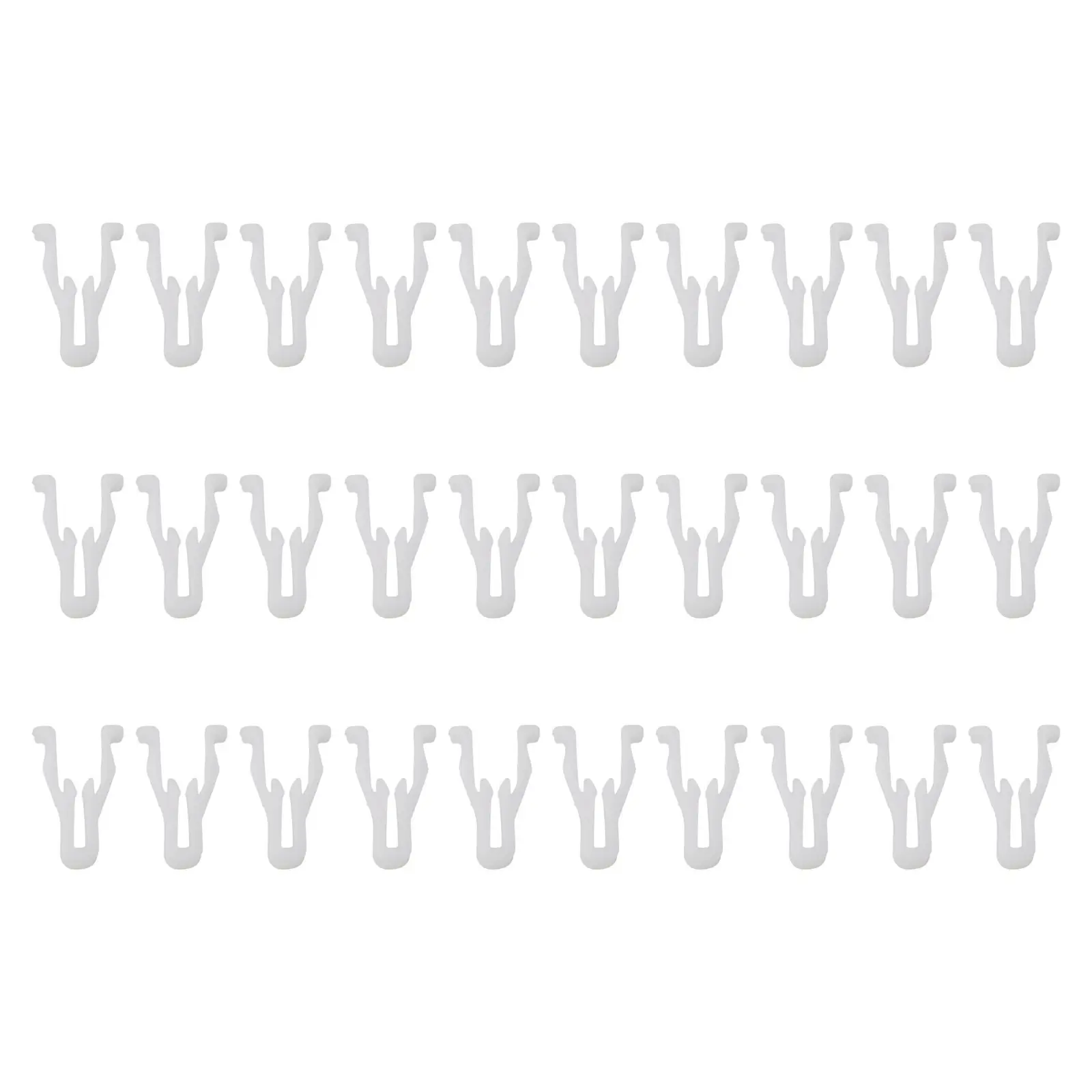 

Practical Anti-wear Parts Accessories Anti-corrosion Switch Bezel Clip 30pcs Auto CT200h GS350 GS450h Nylon White