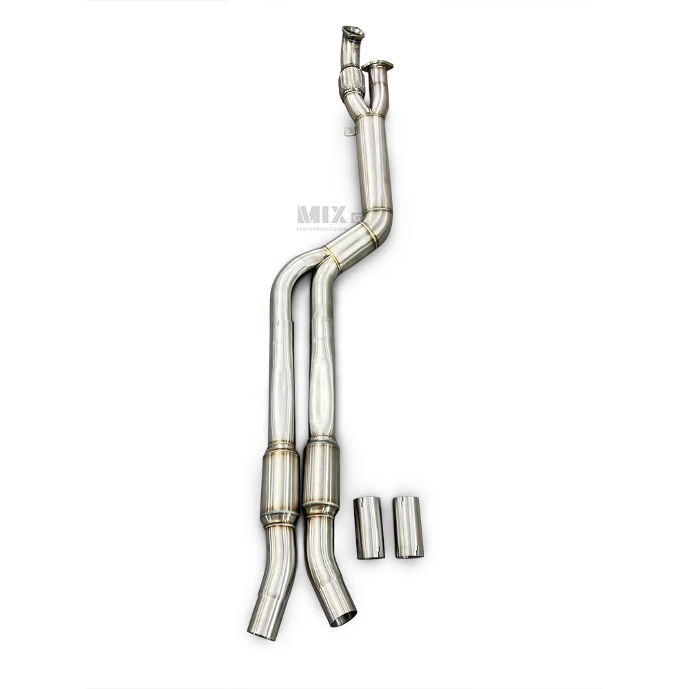 Direct factory wholesale car fitment Equal length mid section resonant tube car exhaust system suitable for BMW M3G80 M4G82