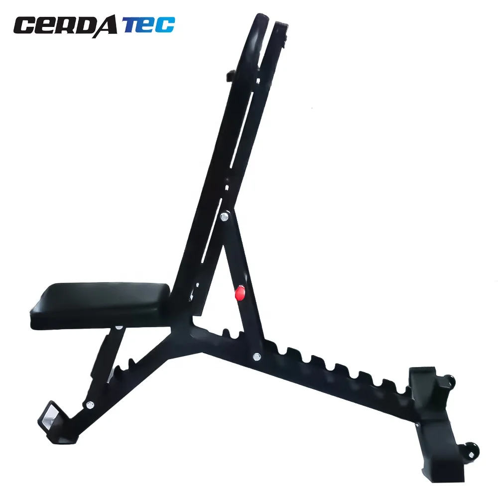 Commercial Equipment Gym Adjustable Press Incline and Decline Exercise Adjustable Foldable Weights Bench