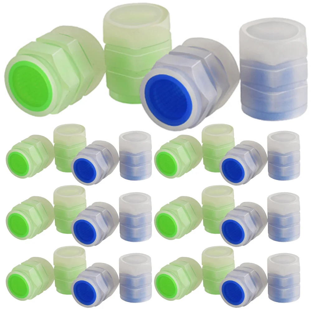 40 Pcs Bicycle Valve Cap Decorative Stem Caps Core Tire Valves Covers for Car Truck Resin Plastic Replacement