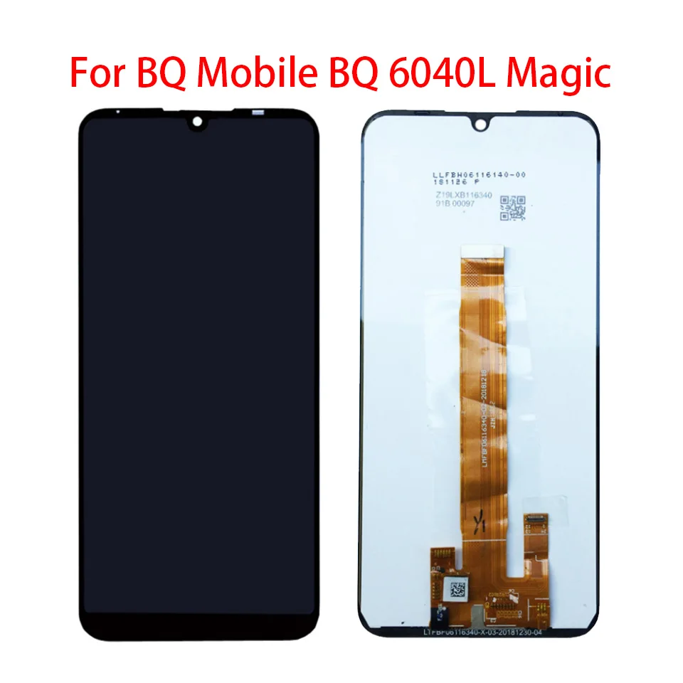 

Original Tested 6.09" For BQ Mobile Magic BQ-6040L 6040L LCD Display Touch Screen Digitizer Assembly LCD Replacement