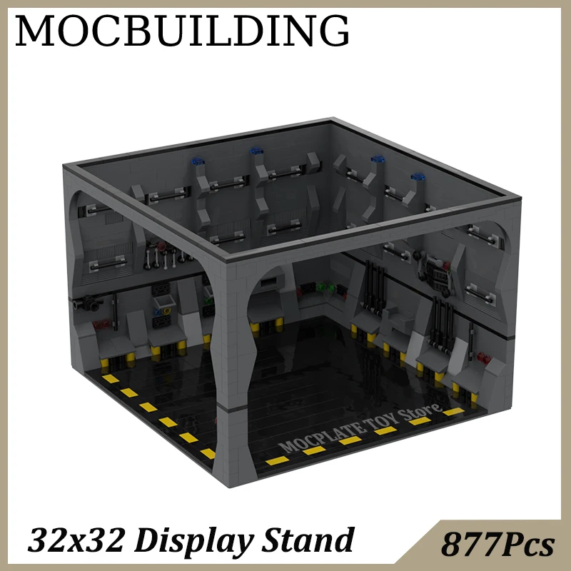 32x32 Display Stand Diorama Docking Bay Model Video Game MOC Building Blocks Construction Toys for Kids Birthday Gift Collection