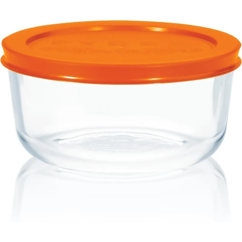 1110141 18pc Glass Food Storage with Multi-colored Lids