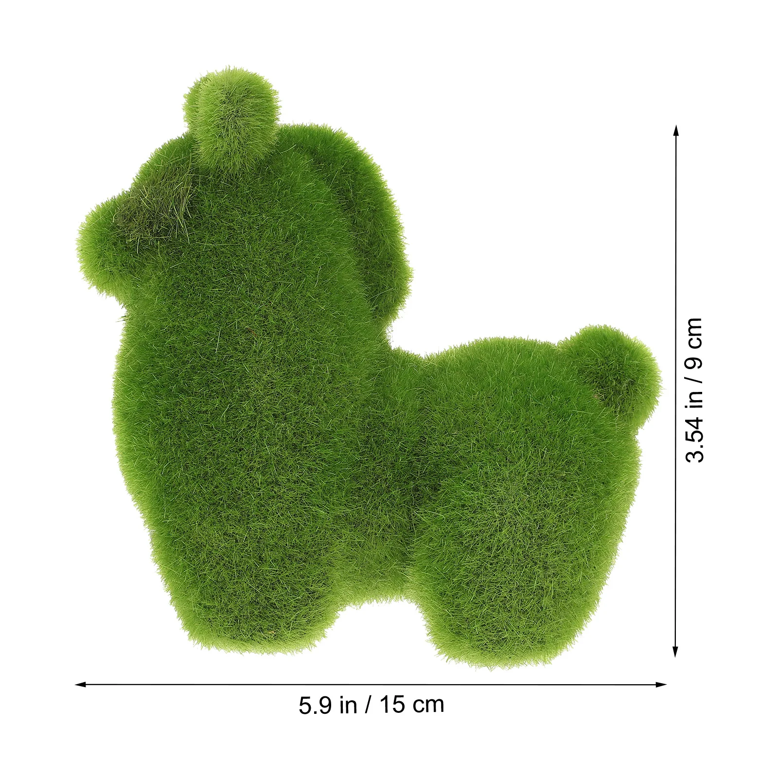 

Simulation Moss Plants Green Rabbit Shape Artificial Grass For Fairy Garden Wreath Terrarium Decor Fake Rocks Indoor