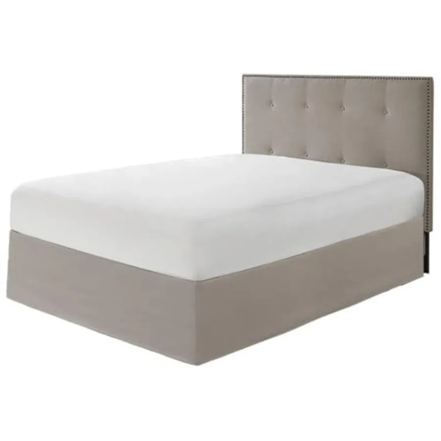 

Регулируемая юбка для кровати из полиэстеровой микрофибры, коричневая, 26 дюймов, универсальный размер, устойчивая к сминанию ткань, нескользящая основа