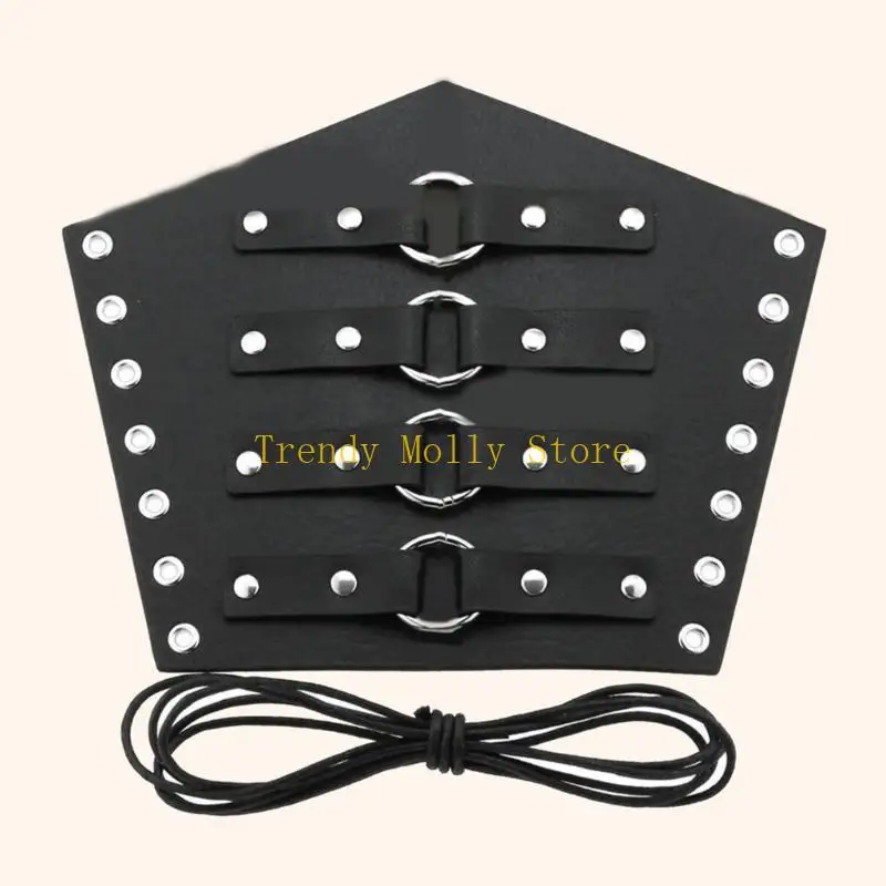 N5KB 중세 건틀릿 남성 코스프레 블랙 건틀릿 손목 건틀릿 코스프레 LARP