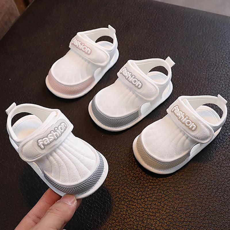 

Summer Baby Girl Boy Shoes Sole Anti-Slip Newborn Toddler First Walkers Casual Sport Slippers Kid Girl Sandals Breathable A1223