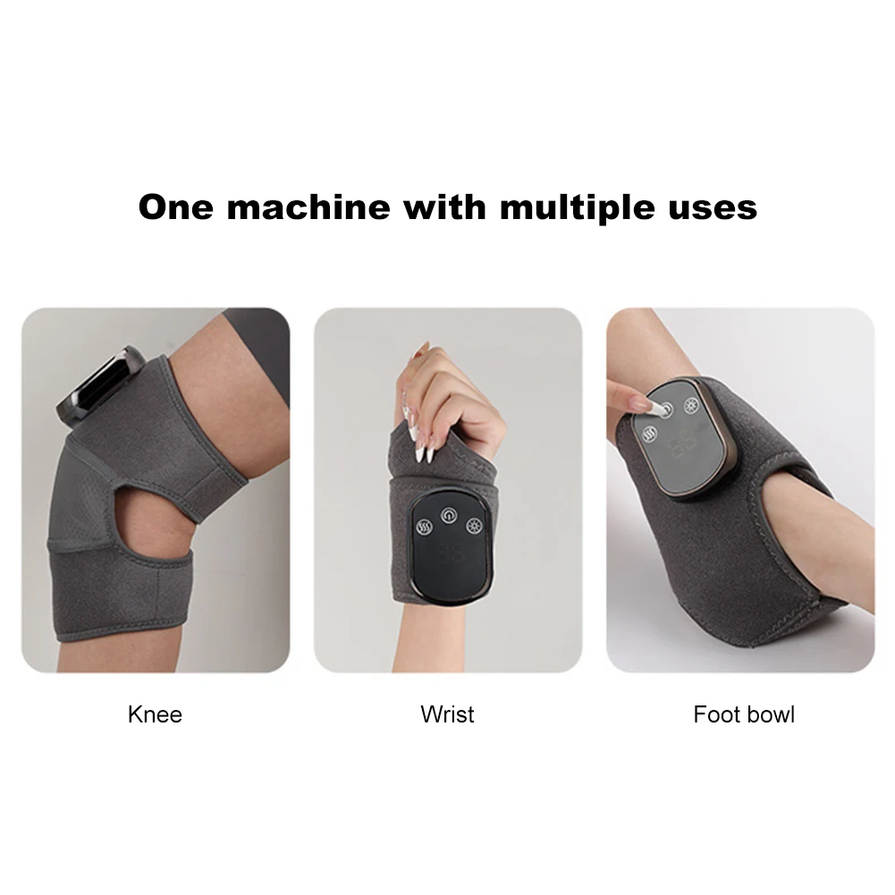 

Cordless Heated Ankle Wrap Foot Revive Massager with 3 Vibration Mode 5 Heat Level