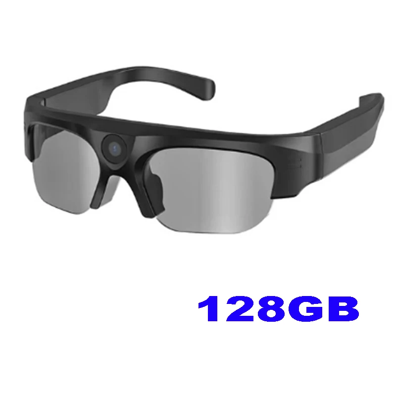 Fashion 2K/4K HD Action Camera Glasses Video Recording Outdoor Sport Sunglasses with Bluetooth Speaker Call Music Smart Glasses