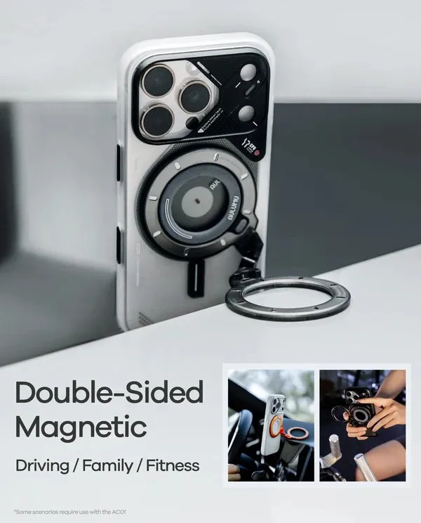 AULUMU G09 Ghost 360 °   Magnetyczny uchwyt na telefon przezroczysty Infinite — zdjęcie produktu 6