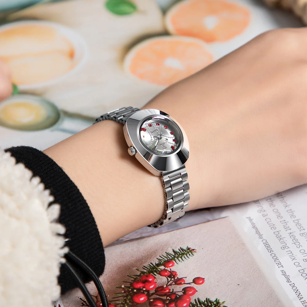 LIEBIG-Nuevo Conjunto de reloj de moda para mujer, relojes de pulsera de cuarzo originales, reloj femenino de marca superior, resistente al agua