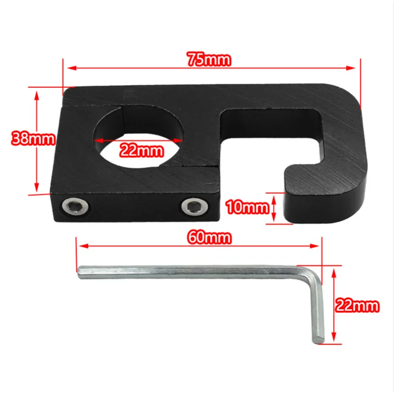 Electric vehicle hooks front non perforated universal battery bicycle handle  aluminum alloy hook for hanging objects, hook