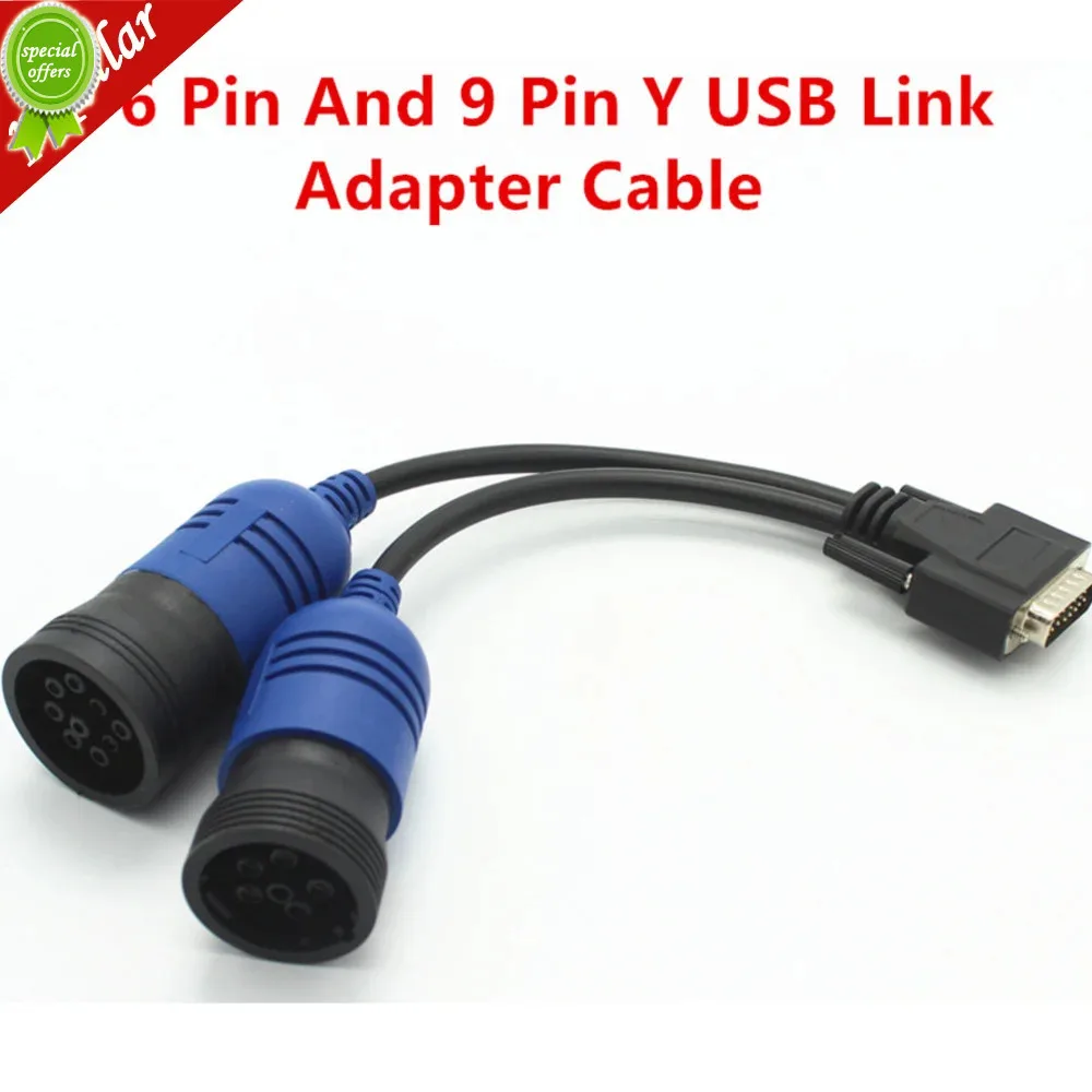 

For Nexiq V8 Heavy Truck On-board Scanner Nexi-q 12503usb Connector 6pin And 9pin Y On-board Diagnostic Interface Cable