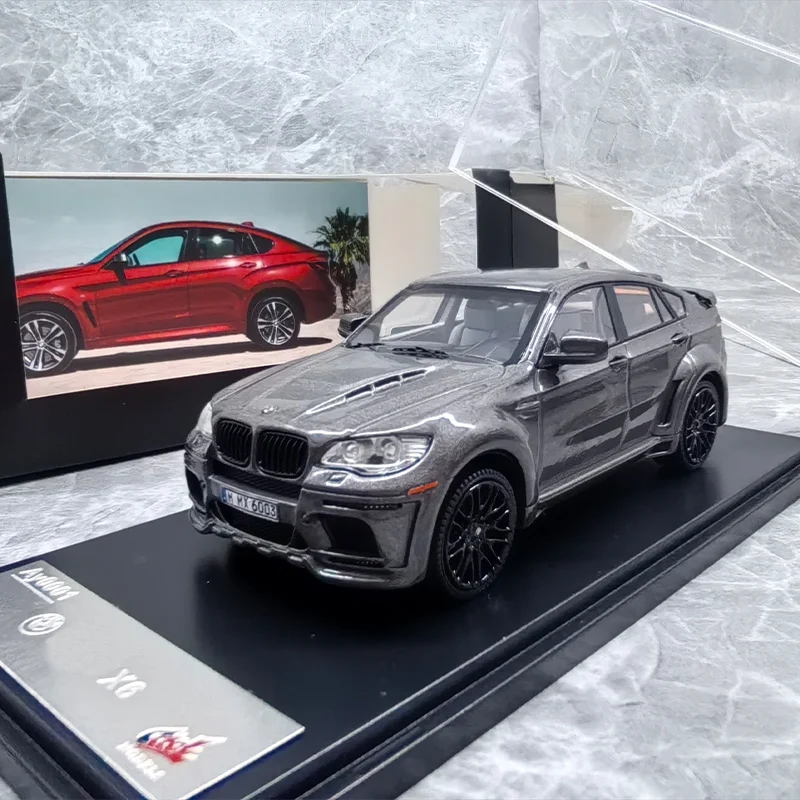 

Diecast Original 1/43 Scale X6 Simulation Alloy Car Model Static Display Collectible Toy Gift Souvenir Decoration