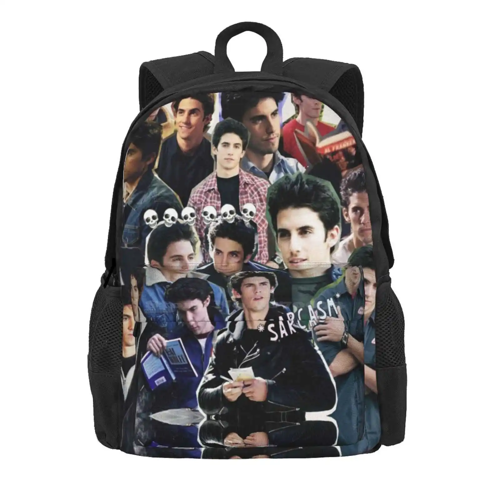 Jess Mariano Collage Hot Sale Schoolbag Backpack Fashion Bags Jess Mariano Milo Ventimiglia Literati Gg Collage