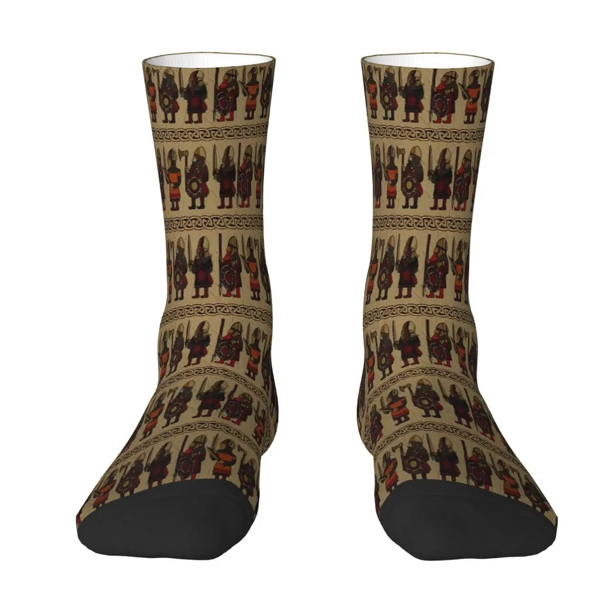 

Viking Prepared For Battle Sock Socks Men Women Polyester Stockings Customizable Design