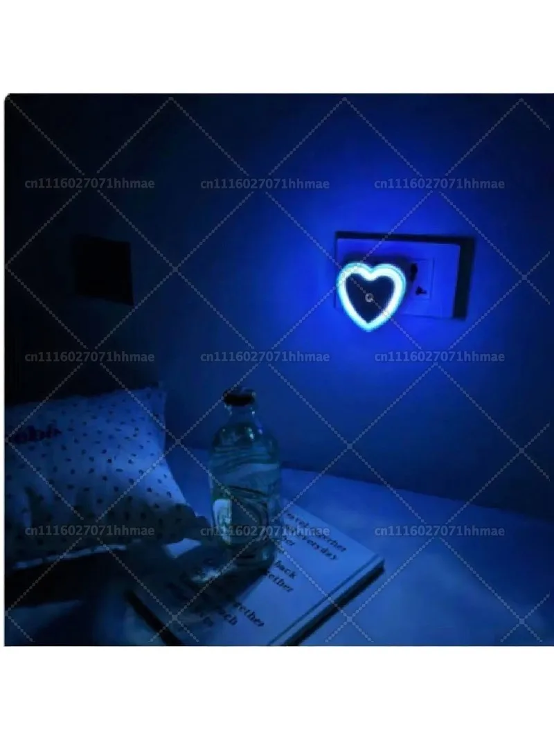 Romantic Night Light Bedroom Bedside Lamp Atmosphere Light Sleep Lamp Energy Saving Light Sensor for Couples