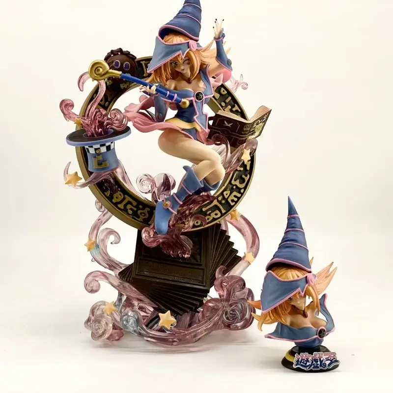 

Black Magician Girl Yu-Gi-Oh! Duel Monsters Anime Figure - 37.5cm Pvc Collectible Kawaii Model Statue For Decoration And Gifts