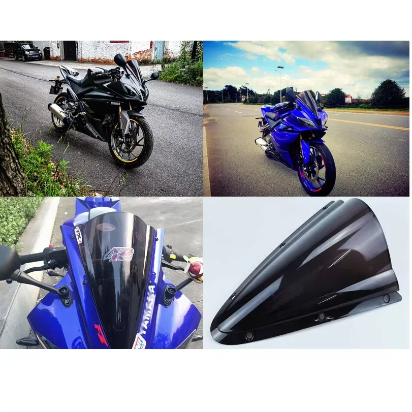 For Yamaha  YZF R125  Windscreen Windshield Wind Screen Smoke Iridium 2008 2009 2010 2011 2012 2012 2014 2013 2015 2016 2017 201